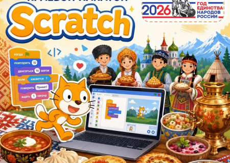 🎮Код, игры и традиции: стартует Краевой хакатон по Scratch!